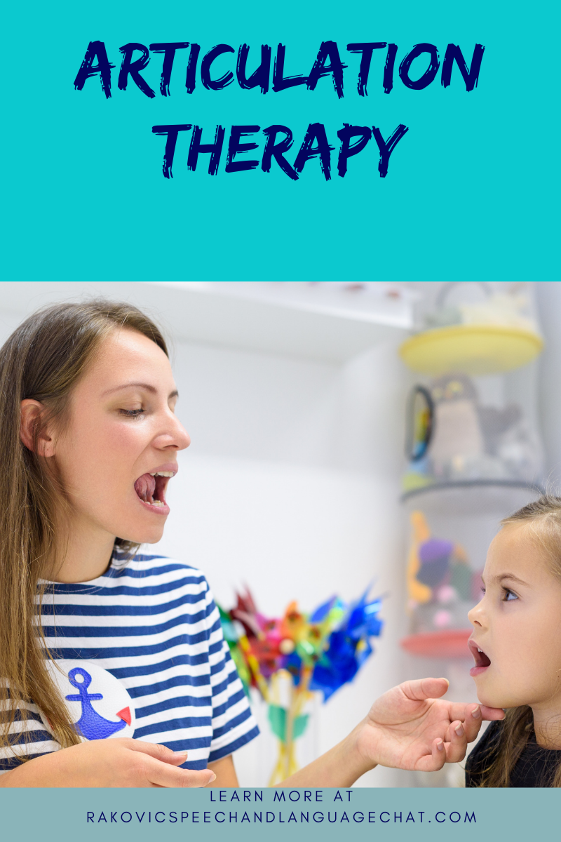 What Does Articulation Therapy In The Schools Look Like? - Rakovic ...